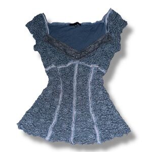 Pinterest famous/ISO famous rare Ann Ferriday corset style princess babydoll top
